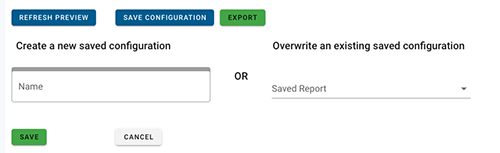 report save options